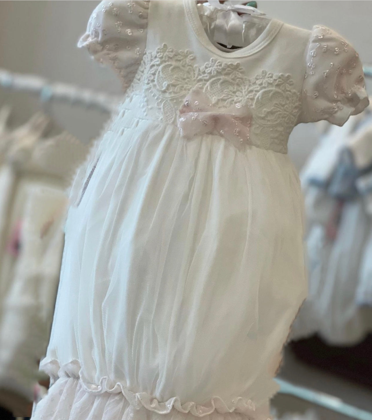 Antique White Layette Blanket
